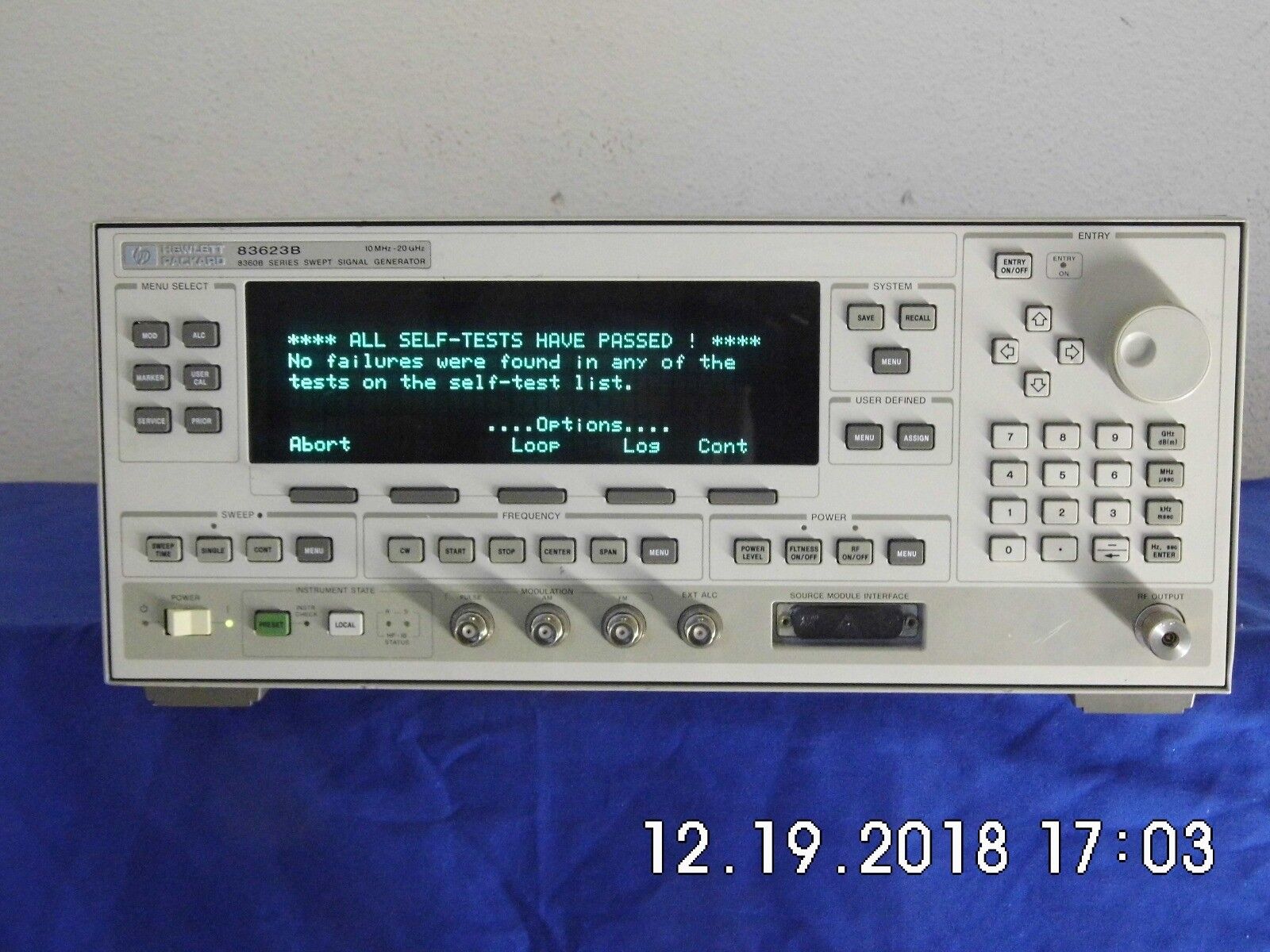 Agilent HP 83623B w/001/008 High Power Synthesized Sweeper (3 In Stock) Agilent HP 83623B w/001/008 High Power Synthesized Sweeper (3 In Stock)